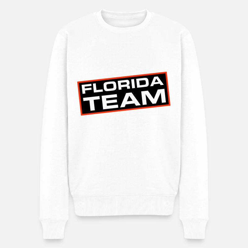 Équipe de Floride - Pull Premium bio Homme - blanc