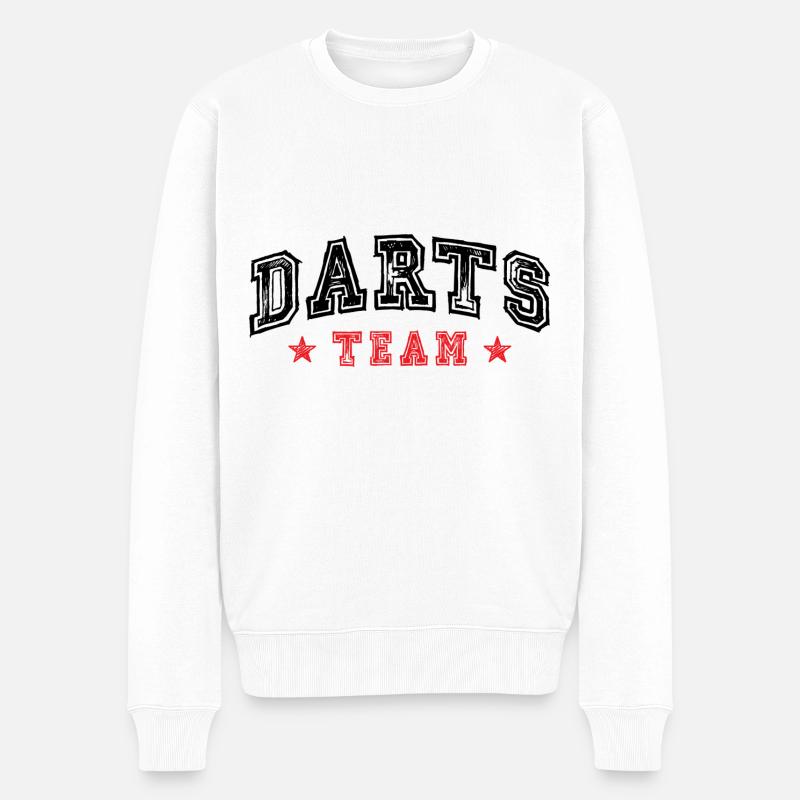 Équipe de fléchettes - Pull Premium bio Homme - blanc