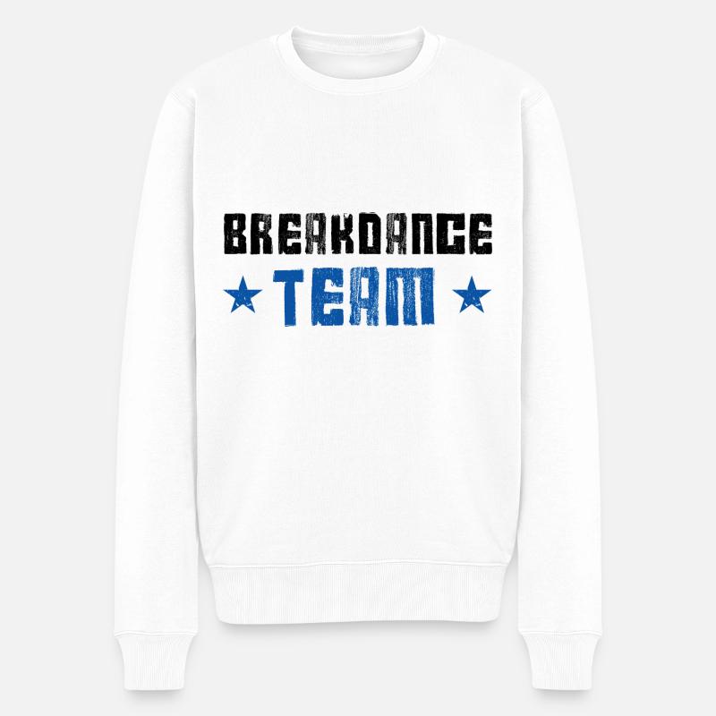 Équipe de breakdance - Pull Premium bio Homme - blanc