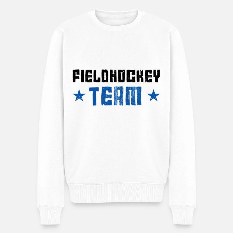 Fieldhockey Team - Männer Premium Bio Pullover - Weiß