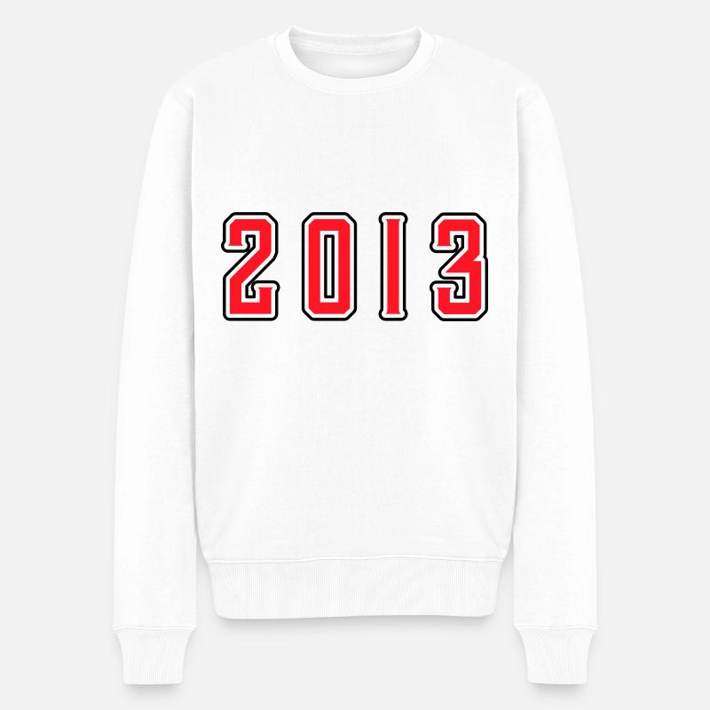 Anniversaire 2013 - Pull Premium bio Homme - blanc