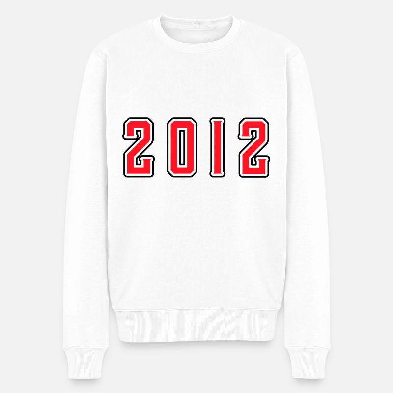 Anniversaire 2012 - Pull Premium bio Homme - blanc