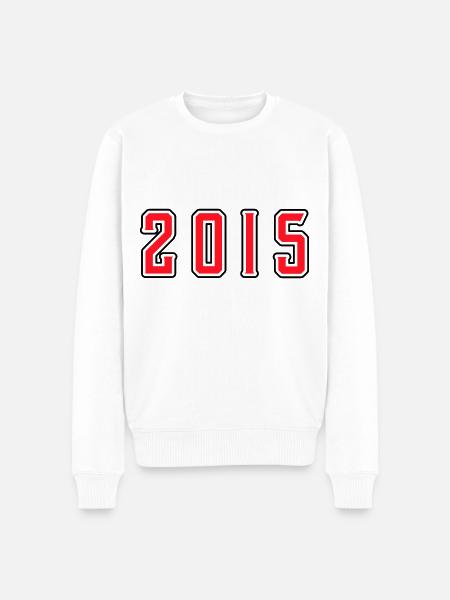 Anniversaire 2015 - Pull Premium bio Homme - blanc
