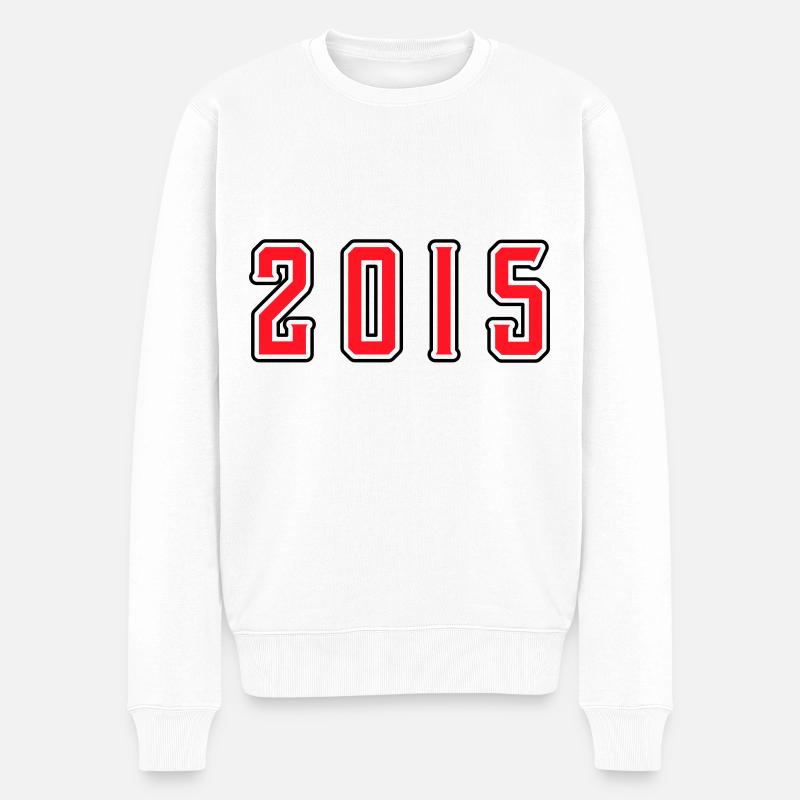 Anniversaire 2015 - Pull Premium bio Homme - blanc