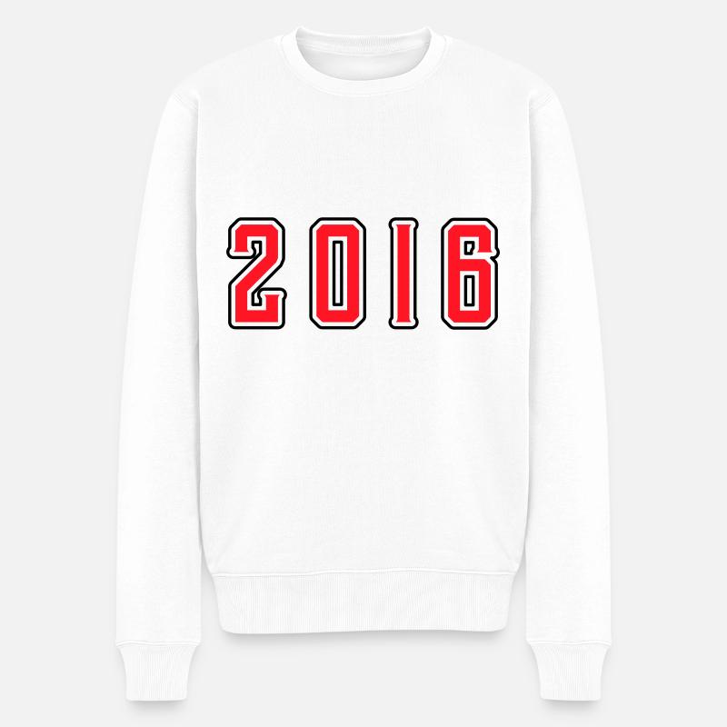 Anniversaire 2016 - Pull Premium bio Homme - blanc