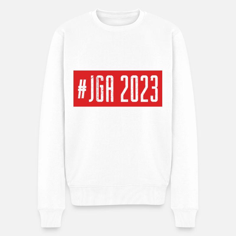 Jga 2023 - Pull Premium bio Homme - blanc