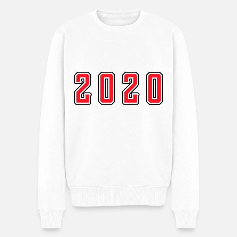 Anniversaire 2020 - Pull Premium bio Homme - blanc