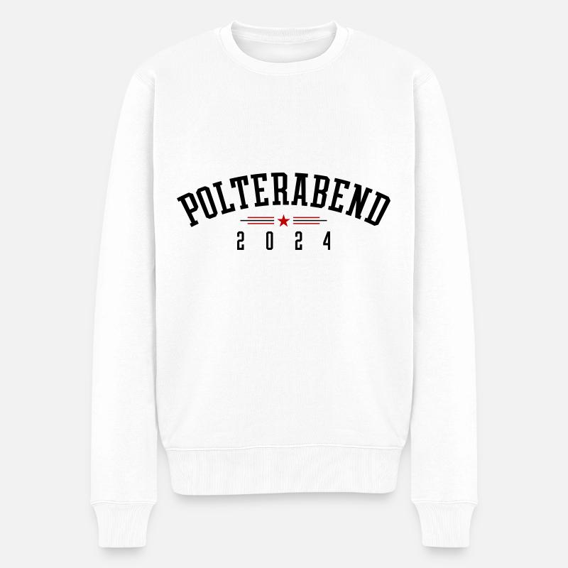 Polterabend 2024 - Männer Premium Bio Pullover - Weiß