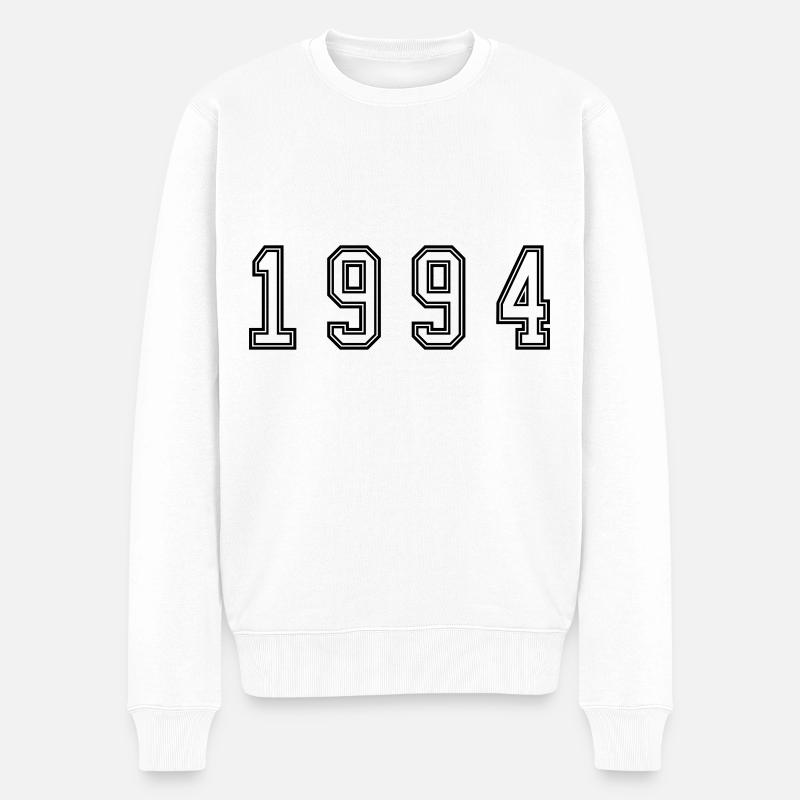 1994 Année Numéro - Pull Premium bio Homme - blanc