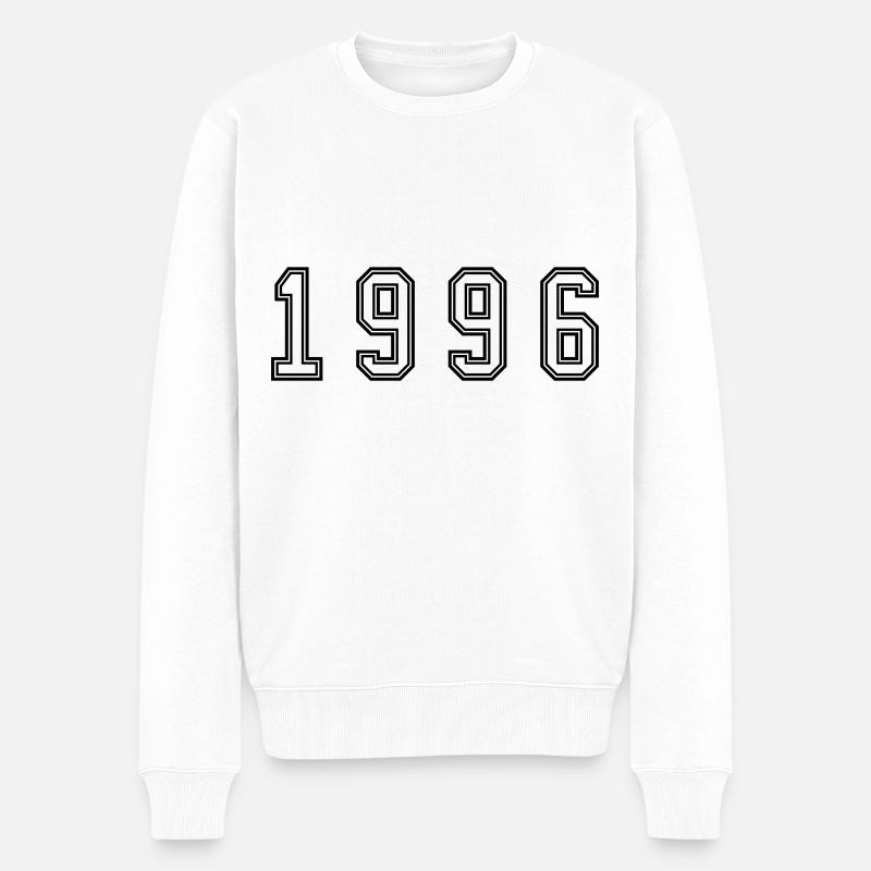 Numéro de l’année 1996 - Pull Premium bio Homme - blanc