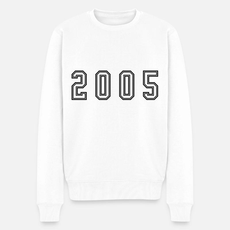 Numéro de l’année 2005 - Pull Premium bio Homme - blanc