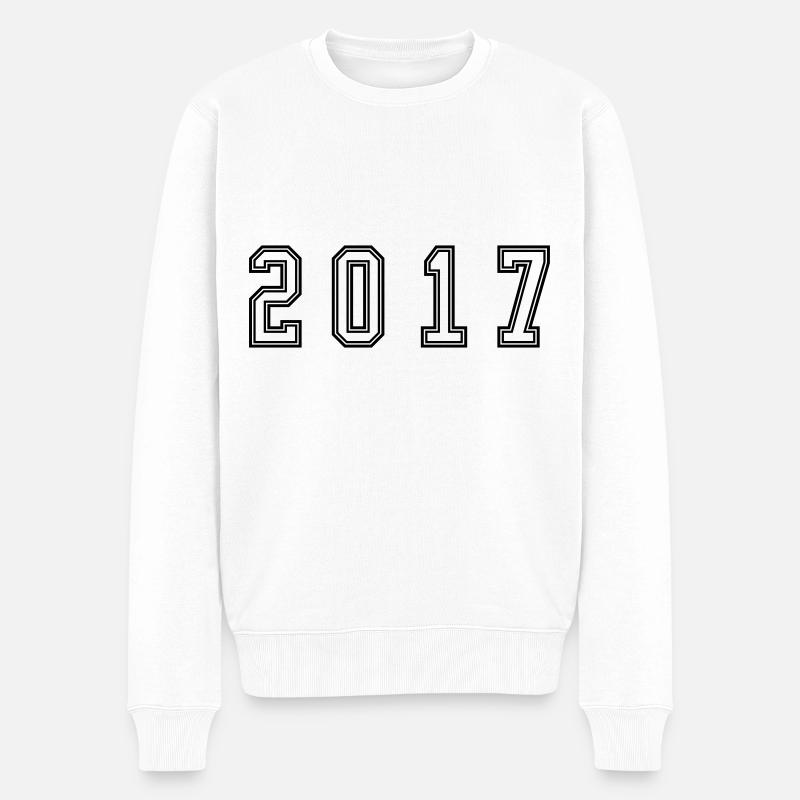 Numéro de l’année 2017 - Pull Premium bio Homme - blanc