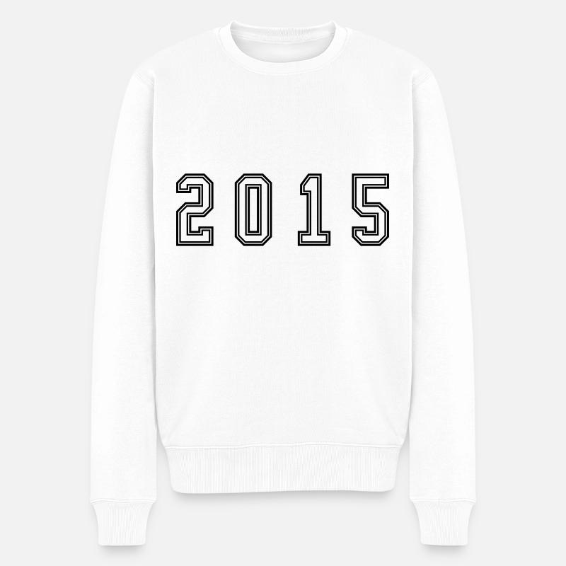 Numéro de l’année 2015 - Pull Premium bio Homme - blanc