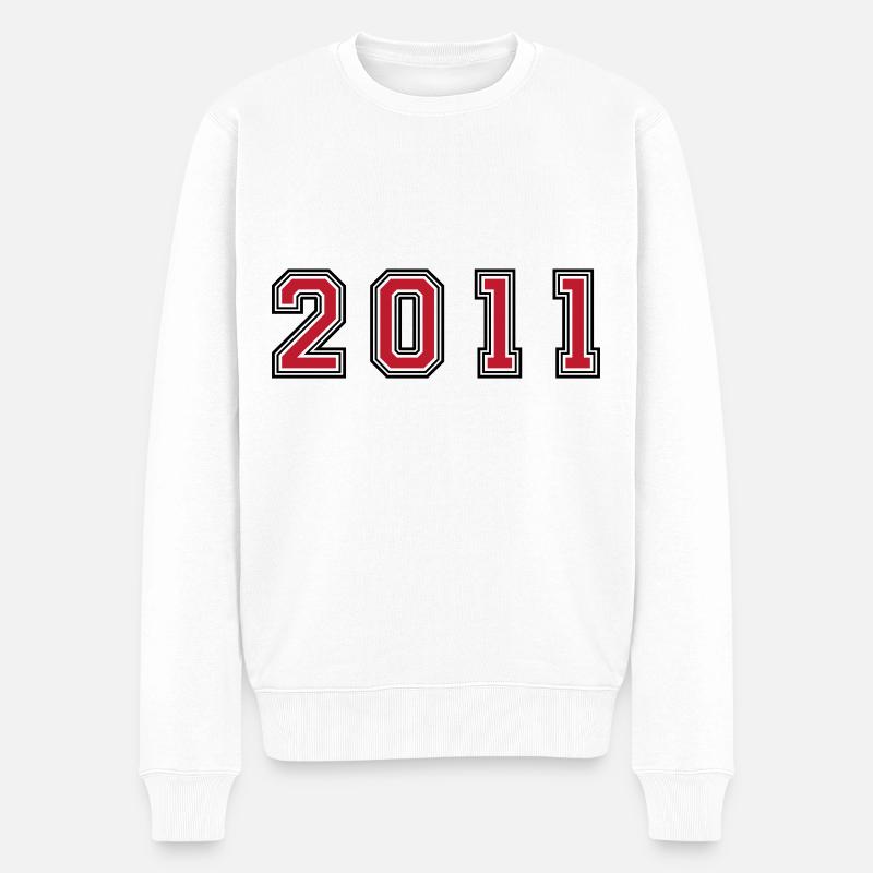 Numéro de l’année 2011 - Pull Premium bio Homme - blanc