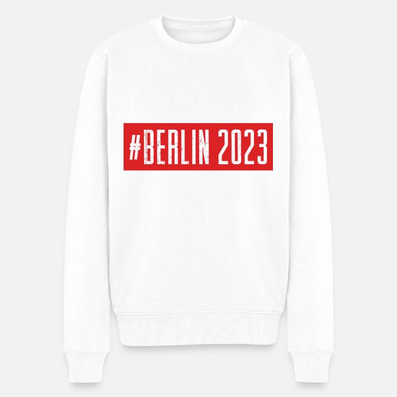 Berlin 2023 - Pull Premium bio Homme - blanc