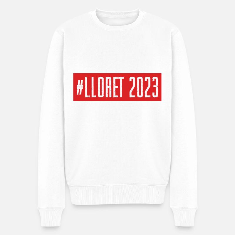 Lloret de Mar 2023 - Pull Premium bio Homme - blanc