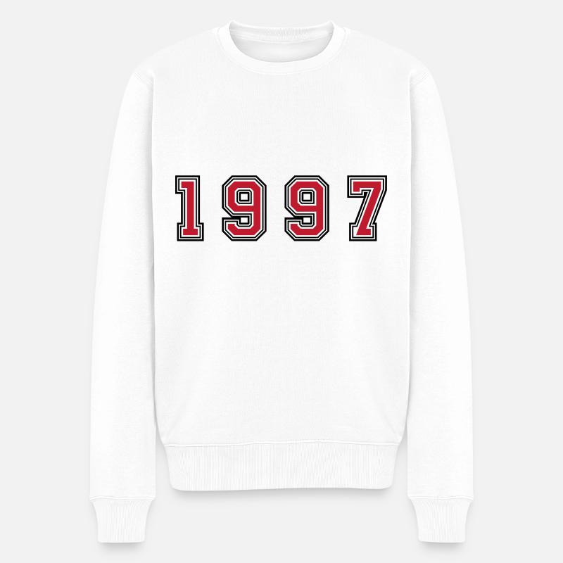 Numéro de l’année 1997 - Pull Premium bio Homme - blanc