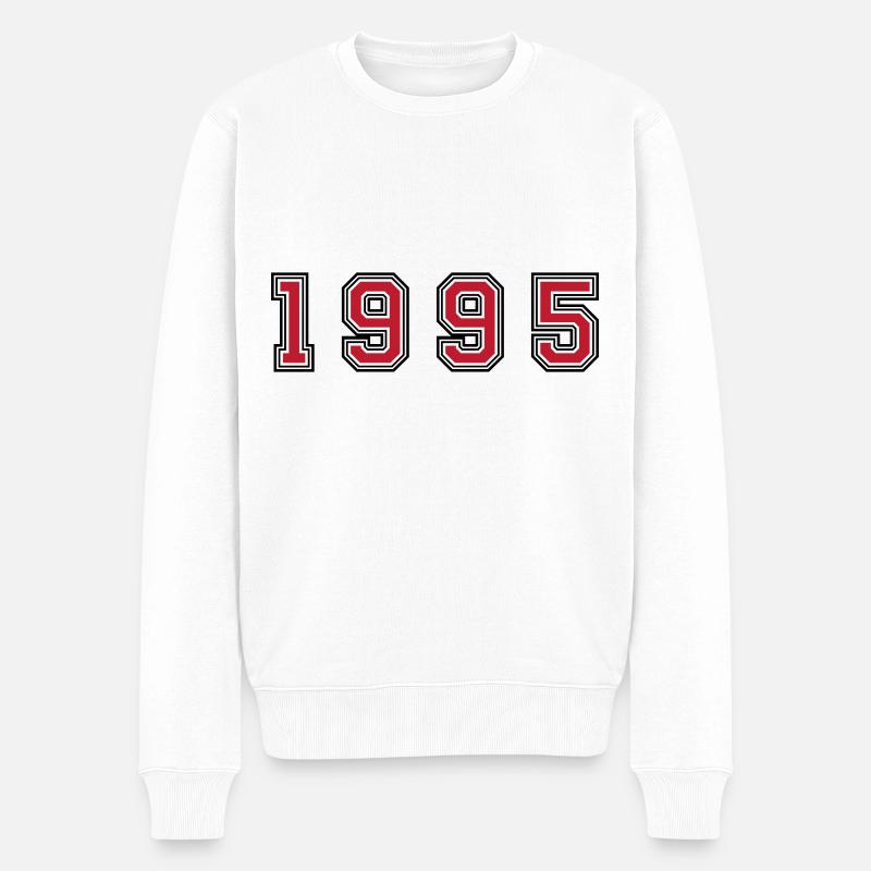 Numéro de l’année 1995 - Pull Premium bio Homme - blanc