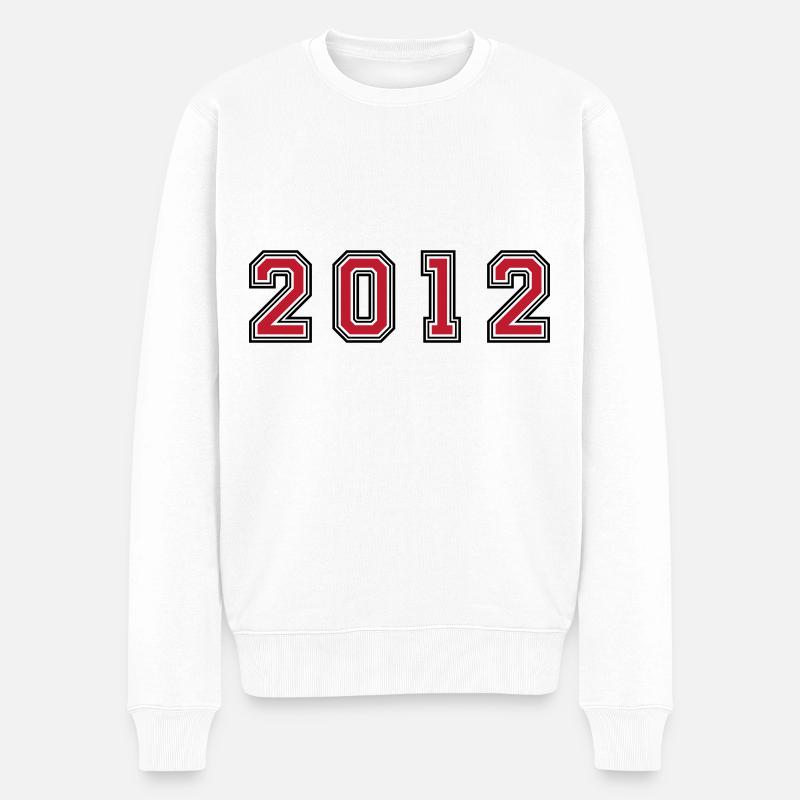 Numéro de l’année 2012 - Pull Premium bio Homme - blanc