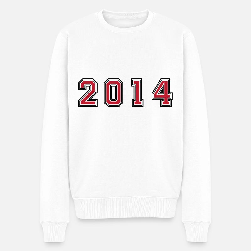 Numéro de l’année 2014 - Pull Premium bio Homme - blanc