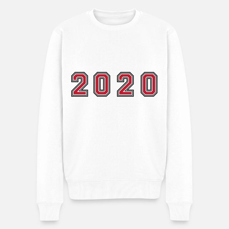 Numéro de l’année 2020 - Pull Premium bio Homme - blanc