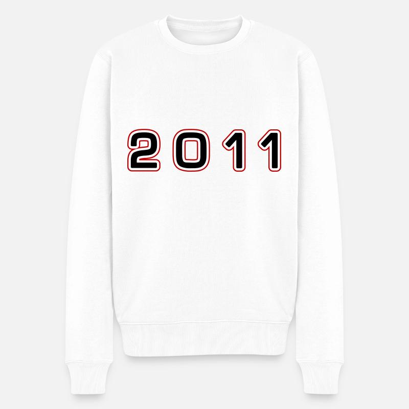 Numéro de l’année 2011 - Pull Premium bio Homme - blanc