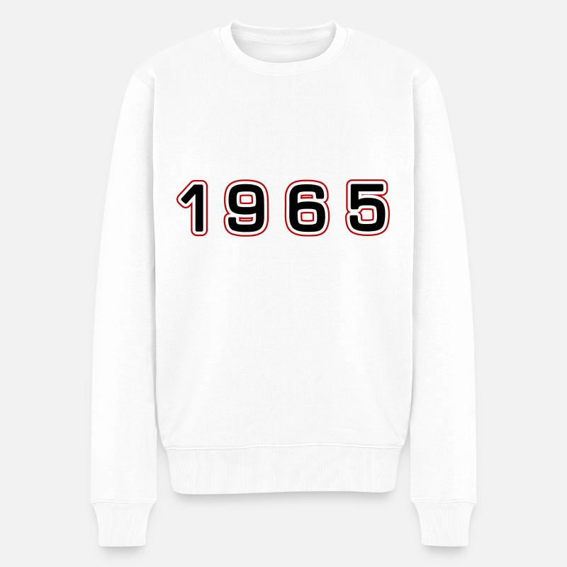 Numéro de l’année 1965 - Pull Premium bio Homme - blanc