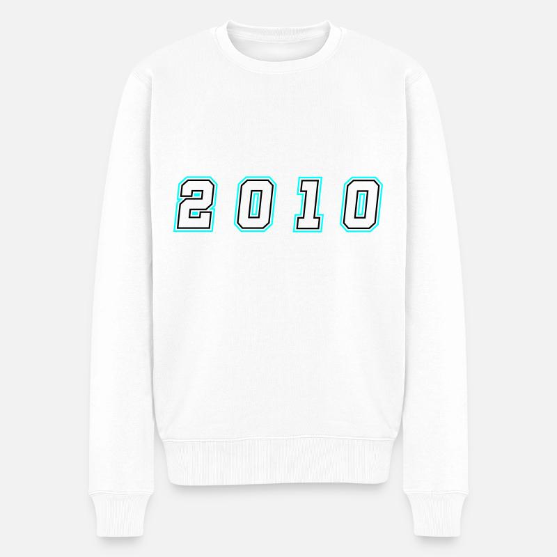 Numéro de l’année 2010 - Pull Premium bio Homme - blanc