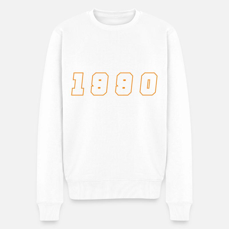 Numéro de l’année 1990 - Pull Premium bio Homme - blanc