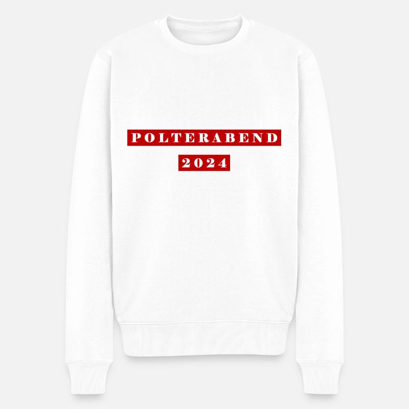 Polterabend 2024 - Männer Premium Bio Pullover - Weiß