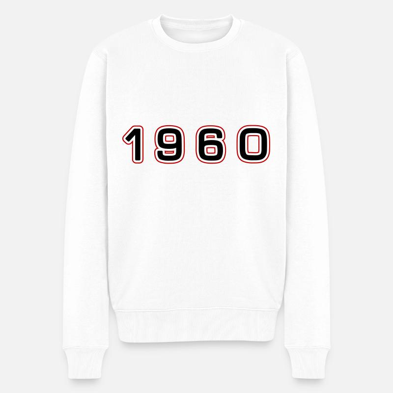 Numéro de l’année 1960 - Pull Premium bio Homme - blanc