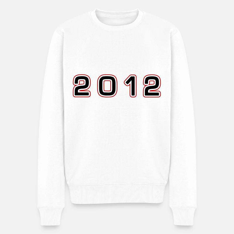 Numéro de l’année 2012 - Pull Premium bio Homme - blanc