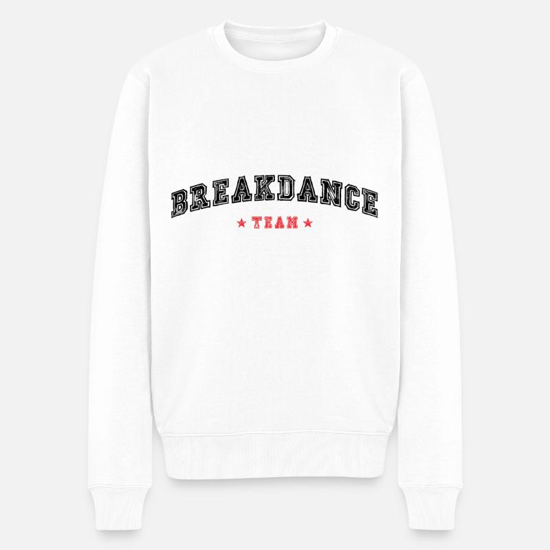 Équipe de breakdance - Pull Premium bio Homme - blanc