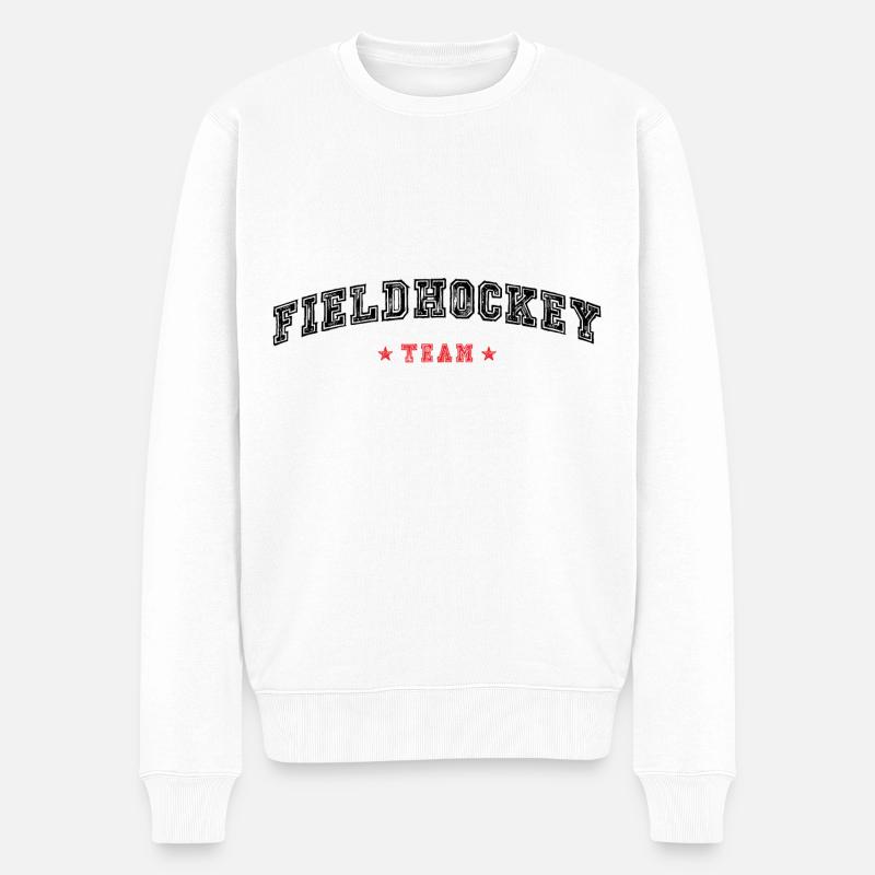 Fieldhockey Team - Männer Premium Bio Pullover - Weiß