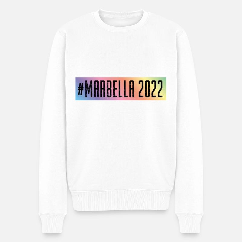 Marbella 2022 - Pull Premium bio Homme - blanc