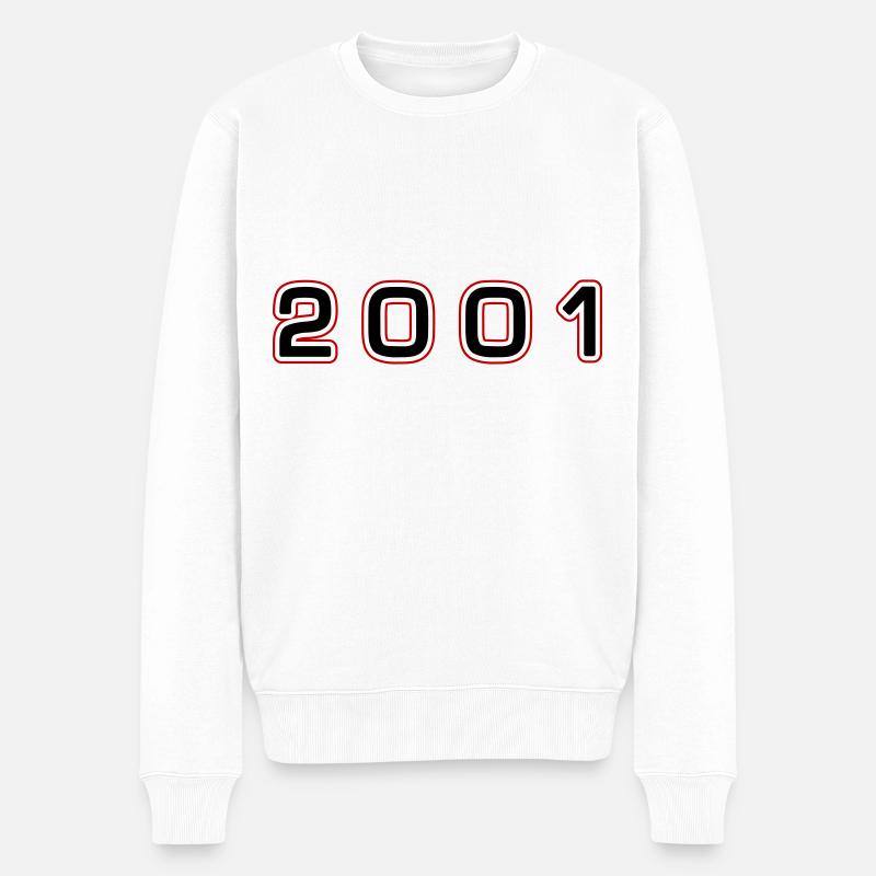 Numéro de l’année 2001 - Pull Premium bio Homme - blanc