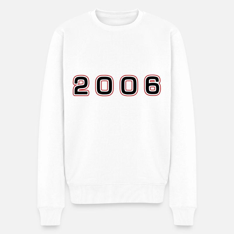 Numéro de l’année 2006 - Pull Premium bio Homme - blanc