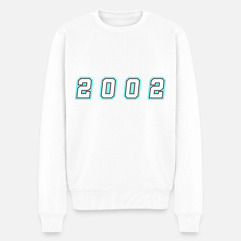 Numéro de l’année 2002 - Pull Premium bio Homme - blanc