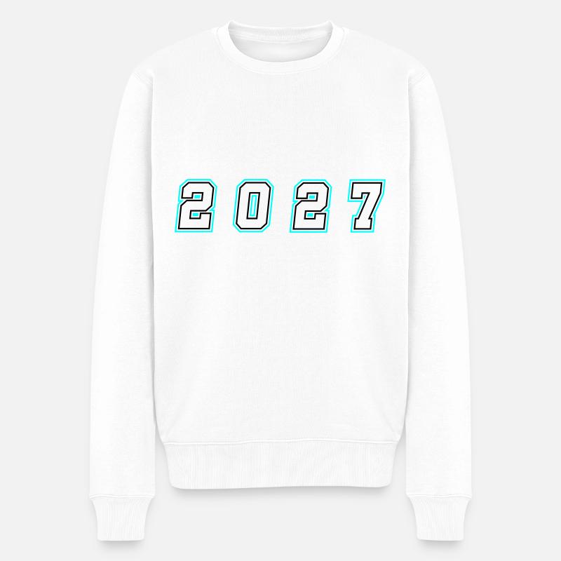 Numéro de l’année 2027 - Pull Premium bio Homme - blanc
