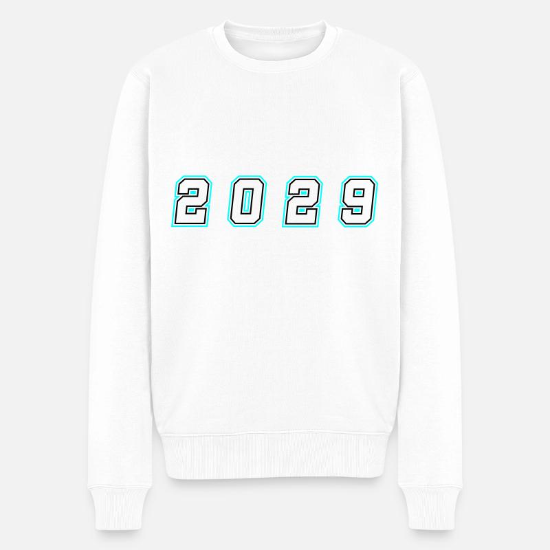 Numéro de l’année 2029 - Pull Premium bio Homme - blanc