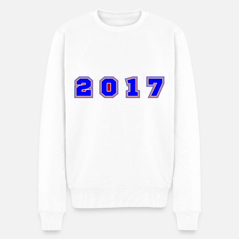 Numéro de l’année 2017 - Pull Premium bio Homme - blanc