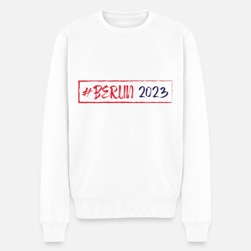 Berlin 2023 - Pull Premium bio Homme - blanc