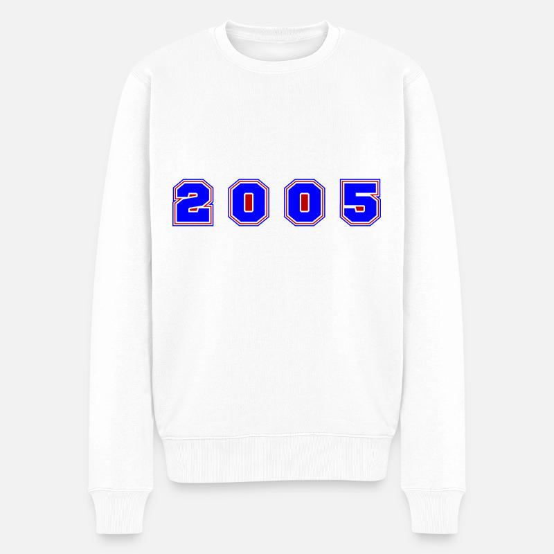 Numéro de l’année 2005 - Pull Premium bio Homme - blanc
