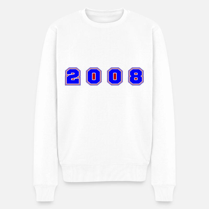 Numéro de l’année 2008 - Pull Premium bio Homme - blanc