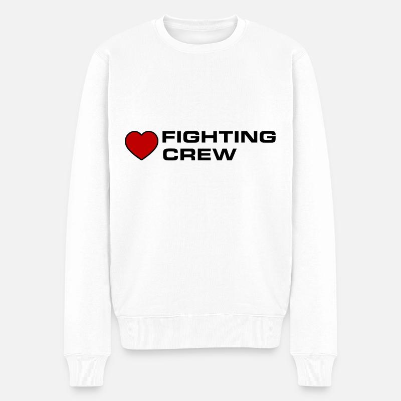 Équipage de combat - Pull Premium bio Homme - blanc