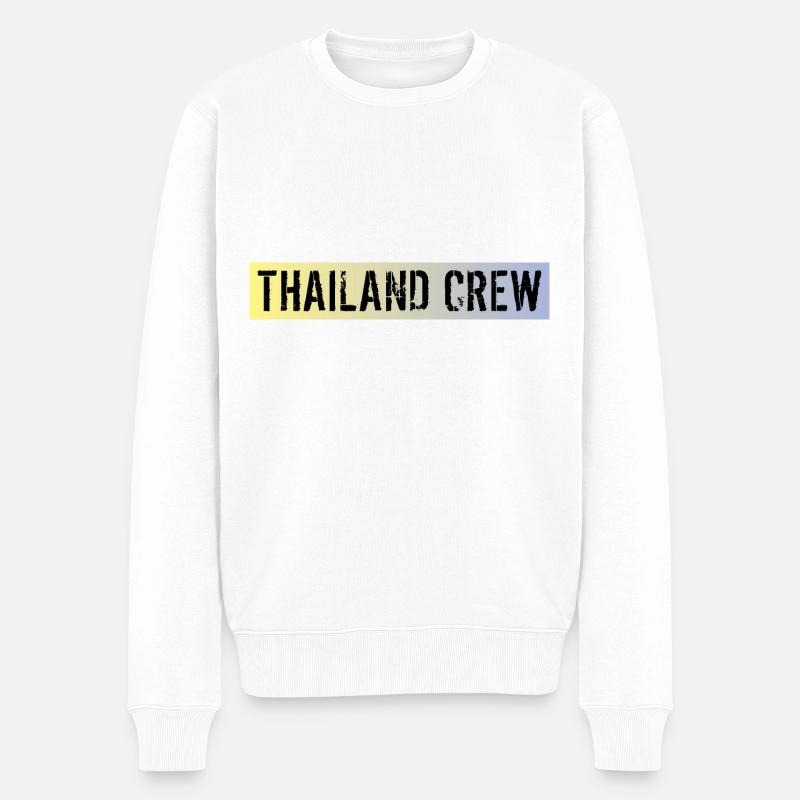 Thaïlande Équipage - Pull Premium bio Homme - blanc