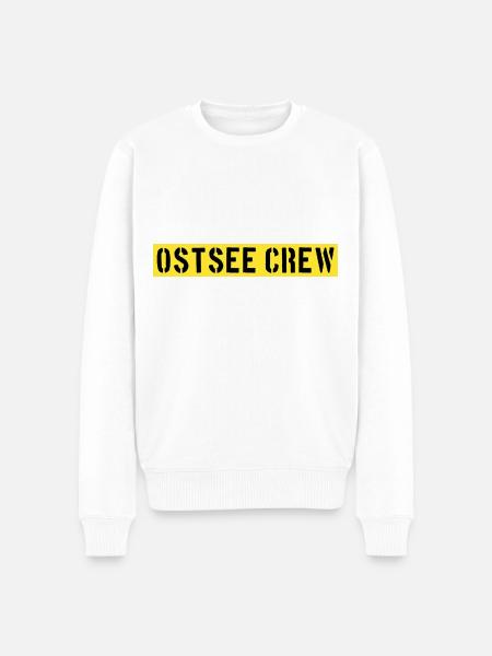 Ostsee Crew - Männer Premium Bio Pullover - Weiß