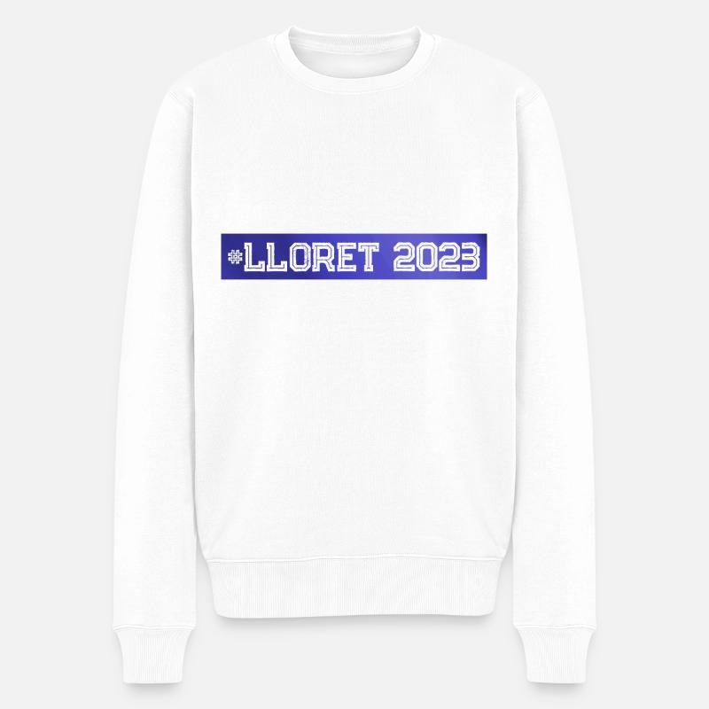 Lloret De Mar 2023 - Männer Premium Bio Pullover - Weiß