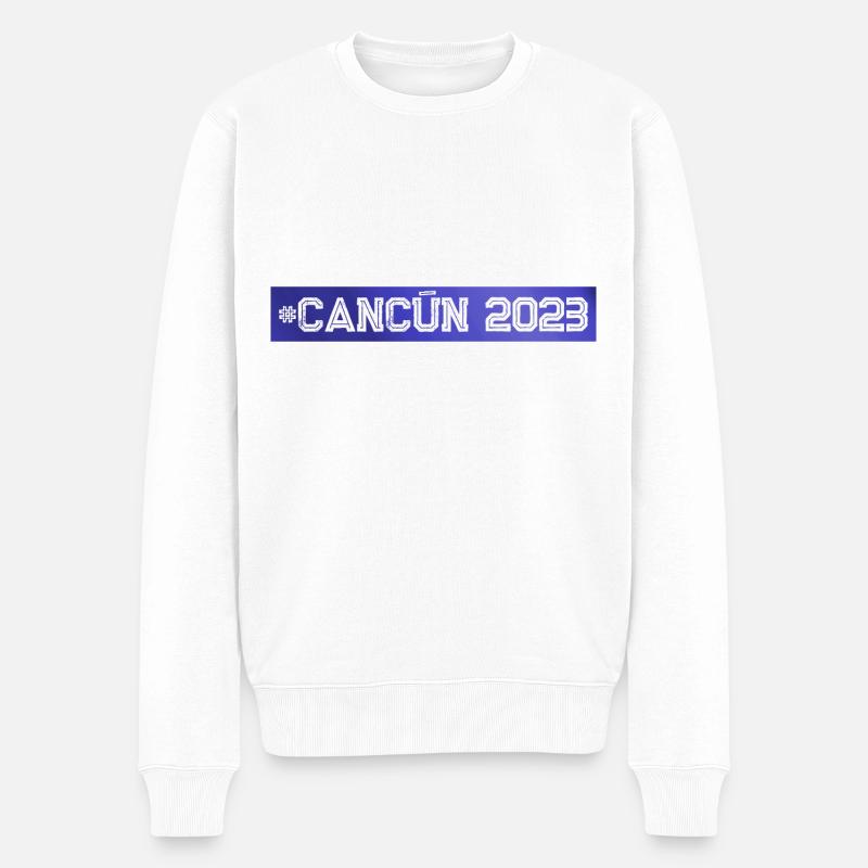 Cancun 2023 - Pull Premium bio Homme - blanc