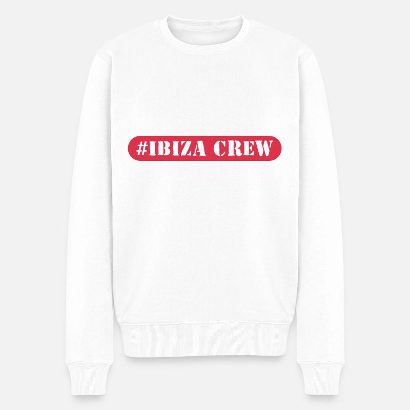 Ibiza Équipage - Pull Premium bio Homme - blanc